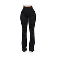 thumbnail image 1 of Women’s High-Waisted Washed Denim Jeans, Straight-Leg Long Pants with Button Patch Pockets, Casual Slimming Stretch Jeans for Daily Wear, Classic Comfortable Women’s Denim, 1 of 2