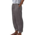 thumbnail image 1 of Women's High Waisted Wide Leg Pants - Fashion Drawstring Elastic Trousers with Pockets, 1 of 6