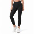 thumbnail image 1 of Women's High Waisted Yoga Leggings, Buttercore Ruched V-Back Tummy Control Workout Pants, 1 of 8