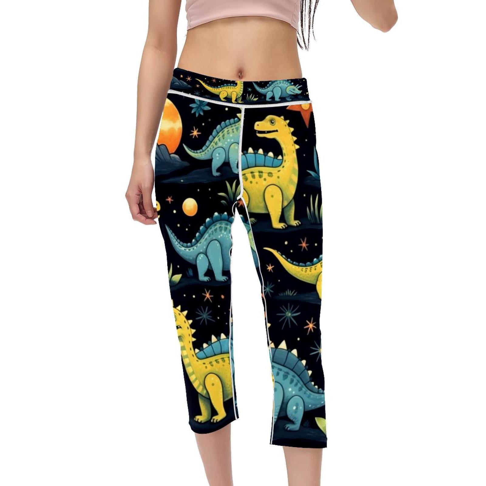 Dinosaur running leggings online