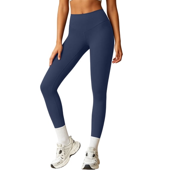 Women's High Waisted Yoga Leggings Stretchy Tummy Control Workout Running Gym Athletic Pants Soft Comfy Casual Daily Wear