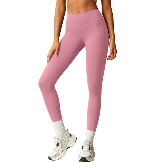 Women's High Waisted Yoga Leggings Stretchy Tummy Control Workout Running Gym Athletic Pants Soft Comfy Casual Daily Wear
