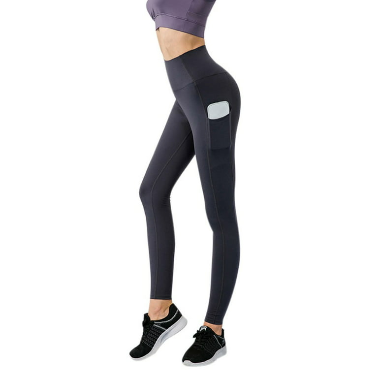 Buy Women Polyester 7/8 High-Waist Shaping Gym Leggings - Black