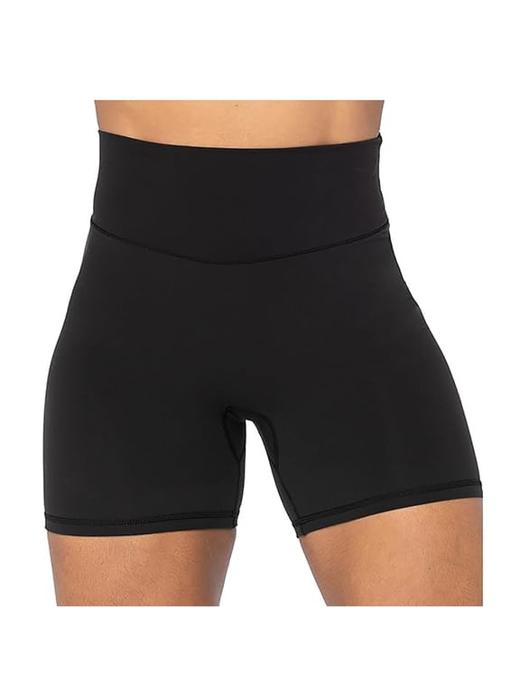 Women's High-Waisted Yoga Biker Shorts Seamless Tummy Control Workout Shorts for Women High Elasticity Gym Running