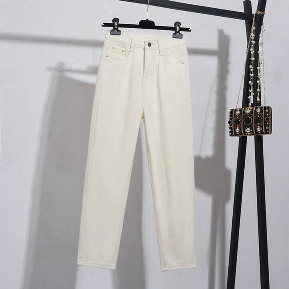 Women's High-waist Straight-leg Cropped Jeans