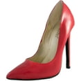 thumbnail image 1 of Women's Highest Heel Shoes 5 1/4" Heel Pump - Red Patent PU, 1 of 2