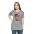 thumbnail image 1 of Women's Highland Cow July 4th T-Shirt, 1 of 4