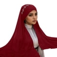 thumbnail image 1 of Women's Hijab Fashionable Stretch Hijab Malay Indonesian Hijab, 1 of 3