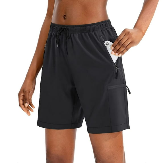 Women's Hiking Cargo Shorts Quick Dry Lightweight Athletic Shorts for Women