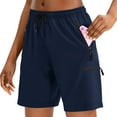 thumbnail image 1 of Women's Hiking Cargo Shorts Quick Dry Lightweight Athletic Shorts for Women, 1 of 5