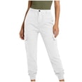 thumbnail image 1 of Women's Hiking Pants Quick Dry Lightweight Athletic Cargo Pants Golf Camping Travel Running Outdoor Work Pants with Pockets, 1 of 6