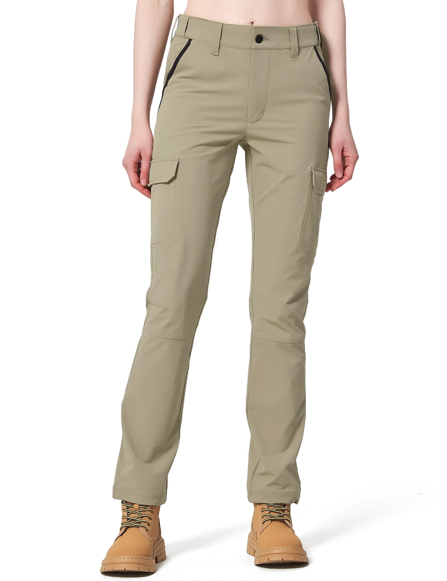 Women s Hiking Pants Quick Dry Lightweight Cargo Pants with 6 Pockets UPF 50 Work Outdoor Golf Walking Walmart