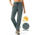 thumbnail image 1 of Women's Hiking Pants Quick Dry Lightweight Water Resistant Elastic Waist Cargo Pants for All Seasons Iron Grey XS, 1 of 6