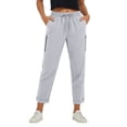 thumbnail image 1 of Women's Hiking Pants Water Resistant Quick Dry Lightweight Casual Cargo Pants Zipper Pockets Joggers Golf Travel, 1 of 8