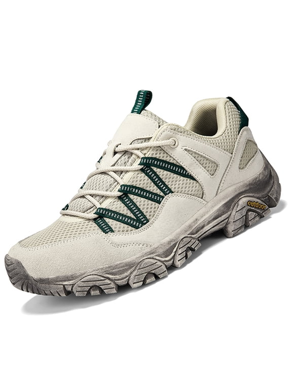 Women's Hiking Shoes Athletic Anti-Slip Trekking Climbing Sneakers Walking Sneakers,Beige