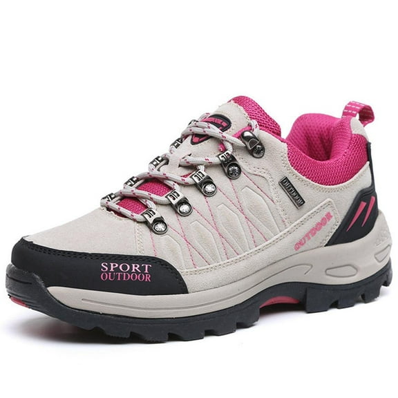 Women's Hiking Shoes Waterproof Anti-Slip Outdoor Ankle Boots Hike Trekking Shock Absorption Boots for Camping Climbing