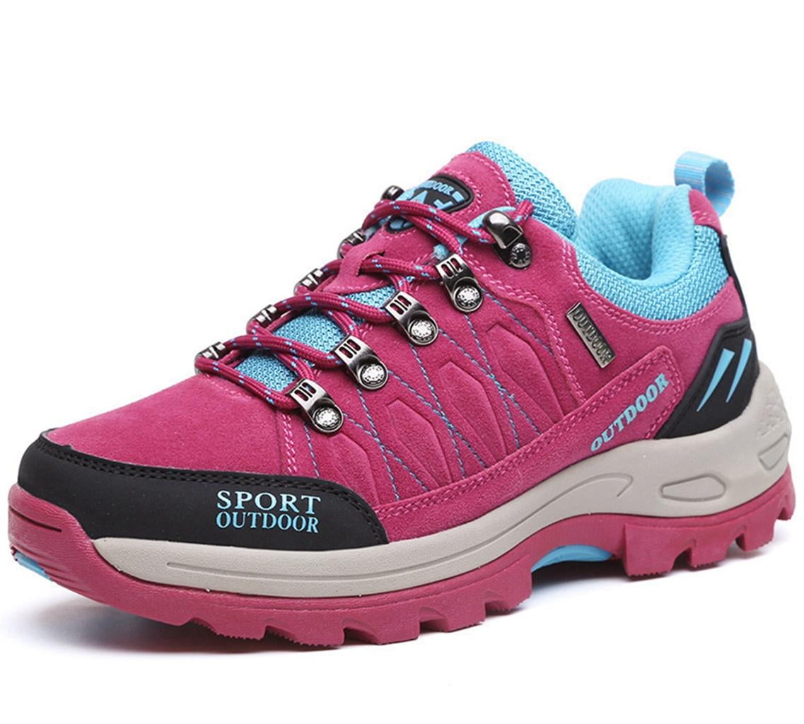 R CORD Kids Waterproof Hiking Boots - Anti-Slip Ankle Boots For Outdoor Camping & Walking