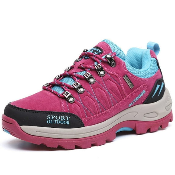 Women's Hiking Shoes Waterproof Anti-Slip Outdoor Ankle Boots Hike Trekking Shock Absorption Boots for Camping Climbing