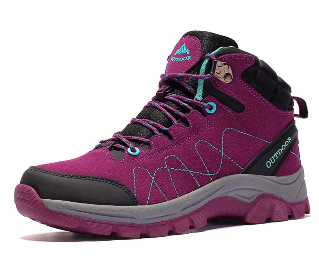 Women's Hiking Shoes Waterproof Non-slip Ankle Boots Outdoor Lightweight Trekking Sneakers