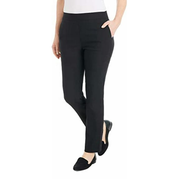 Women's Hilary Radley Built-in Tummy Control Panel Pull on Ankle Pant (1618921)