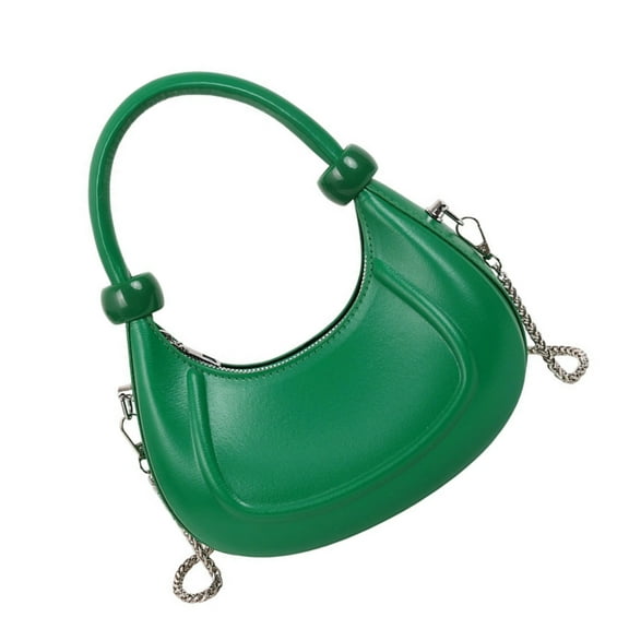 Women's Hoboes Handbag PU Leather Shoulder Toted Purses with Zipper Casual Crossbody Bag with Removable Chain Gifts