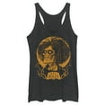 thumbnail image 1 of Women's Hocus Pocus Billy Zombie Portrait  Racerback Tank Top Black Heather X Small, 1 of 3
