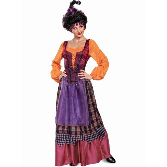 Hocus Pocus Mary Dress Deluxe Women's Costume Medium 8-10