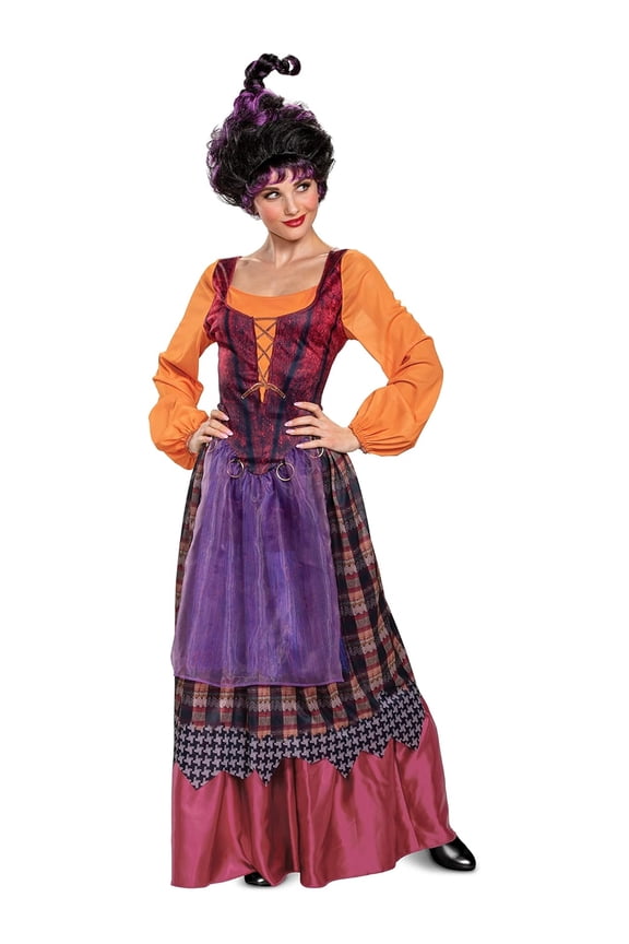 Hocus Pocus Mary Dress Deluxe Women's Costume Medium 8-10