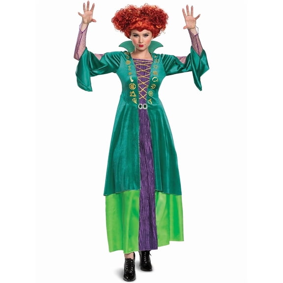 Hocus Pocus Wini Dress Deluxe Women's Costume Large 12-14