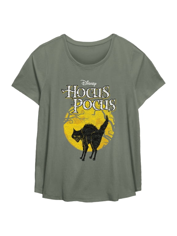 Women's Hocus Pocus Halloween Binx Logo Graphic T-Shirt