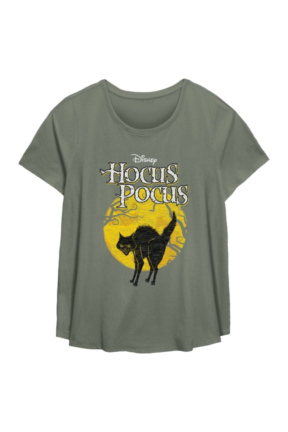 Women's Hocus Pocus Halloween Binx Logo Graphic T-Shirt