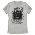 thumbnail image 1 of Women's Hocus Pocus I Am a Sanderson Sister Graphic Tee Athletic Heather 2X Large, 1 of 3