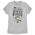 thumbnail image 1 of Women's Hocus Pocus Just a Bunch Quote  Graphic Tee Athletic Heather X Large, 1 of 4