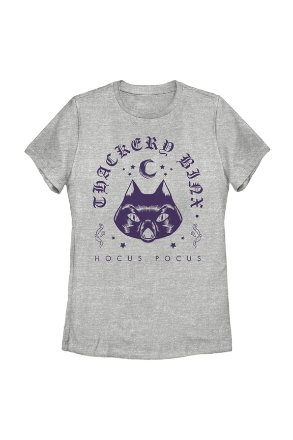 Women's Hocus Pocus Thackery Binx Protector Graphic Tee Athletic Heather 2X Large