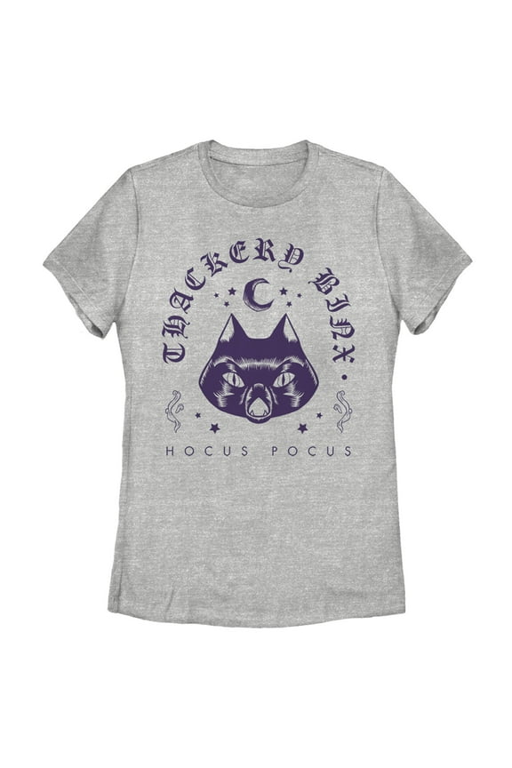 Women's Hocus Pocus Thackery Binx Protector  Graphic Tee Athletic Heather Small