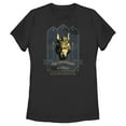 thumbnail image 1 of Women's Hogwarts Legacy The Graphorn Logo  Graphic Tee Black Large, 1 of 4