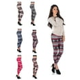 thumbnail image 1 of Women's Holiday Fashion Print Mid-Waist Full Length Yoga Leggings, 1 of 5