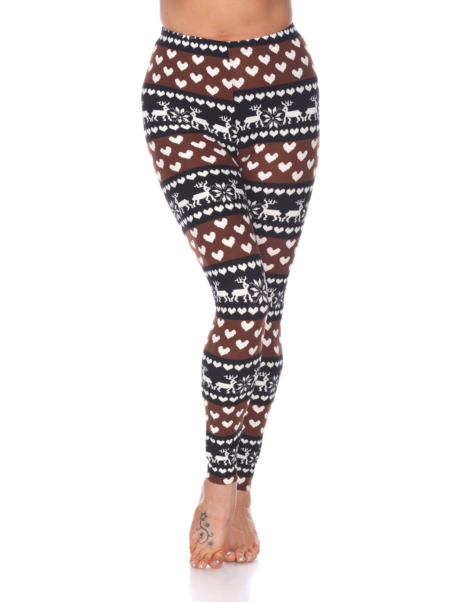 Women s Holiday Printed Leggings Walmart