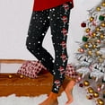 thumbnail image 1 of Women's Holiday Snowflake Print Leggings With Glass Design Casual Christmas Leisurewear Women Fashion Clothes Maternity Skirts for Women Leggings plus Size Women Print Bonds Underwear Ladies Women, 1 of 3