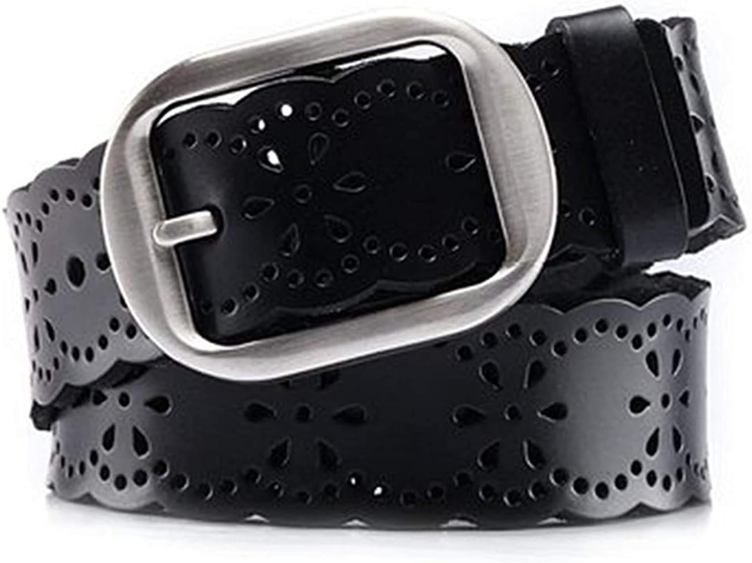 2868 Leather Belt For Women Hollow Flower Jeans Pants Women main image 4