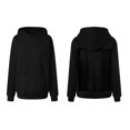 thumbnail image 1 of Women's Hollow Mesh Back Hoodie Long Sleeve Oversized Pullover Hoodies Women Sweatshirt, 1 of 5