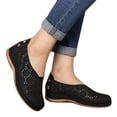 thumbnail image 1 of Women's Hollow-Out Ballet Flats Classic Comfort Round Toe Slip-On Flats Flat Shoes Lightweight Loafers Dress Shoes, 1 of 6