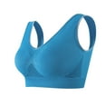 thumbnail image 1 of Women's Hollow Out Breathable Sport Bra - Wireless, Adjustable Straps, and Lace Stitching - Sizes S-XXXXXL for All-Day Comfort, 1 of 5