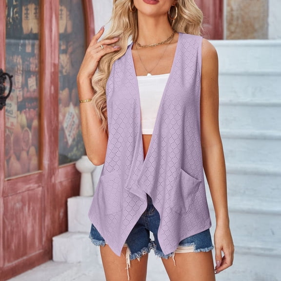 Women's Hollow Out Solid Color Fashion Casual Cardigan Coat Stripe Sweater Womens Long Sweater with Pockets Giraffe Print Purse Kimono Cardigans for Women Summer Womens Loose Cardigan Cardigan for