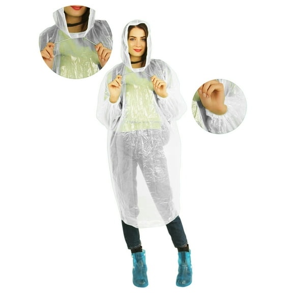 Women's Hooded All-Season Rainproof Jumpsuit Outdoor Casual Romper with Drawstring Design