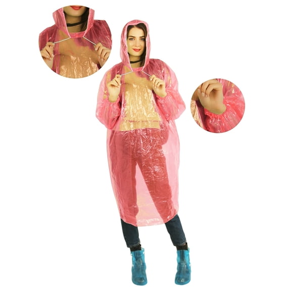 Women's Hooded Jumpsuit Rainproof Outdoor Romper Pull on Casual Pure Color Drawstring All Seasons