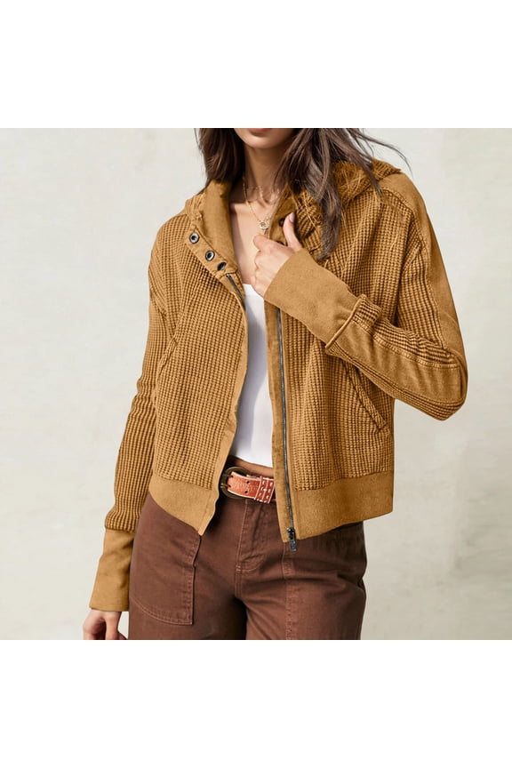 Women's Hooded Long Sleeve Loose Slouchy Zipper Button Pocket Hoodie plus Size Womens Windbreaker Jackets 5x Swing Coat Car Coat Women plus Size Fringe Jacket Coat Jackets for Women plus Size Mean