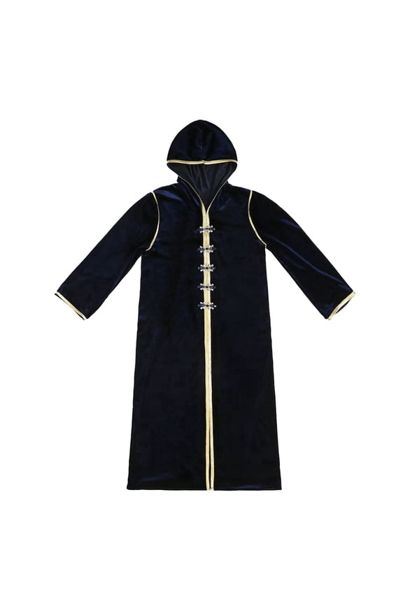 Women's Hooded Long Sleeve Vintage Pullover Robe Prayer Dress