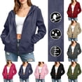 thumbnail image 1 of Women's Hooded Rain Coat Women's Lightweight Packable Waterproof Hooded Rain Jacket, Breathable Windbreaker for Hiking Cycling Travel, 1 of 10