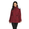 thumbnail image 1 of Women's Hooded Rain Jacket Outdoor Raincoat Windbreaker, 1 of 5